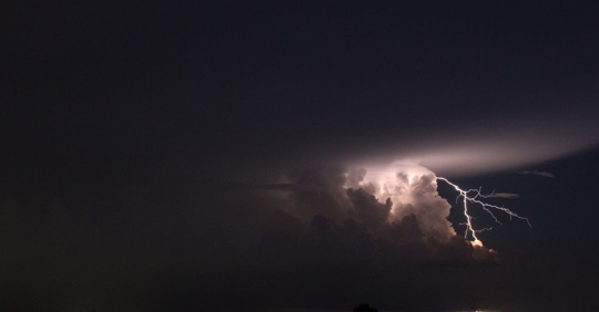 Louisiana lightning storm